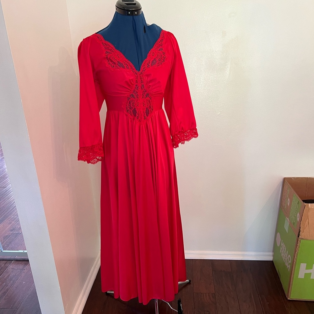 Vintage red nightgown
